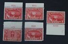 CKStamps: US Parcel Post Stamps Collection Scott#Q1, Q2 Tiny Tear Mint H OG Thin