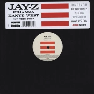 Jay-Z, Rihanna, Kanye West / Run This Town 2009 US Vinyl Roc Nation 5217110 - Picture 1 of 3