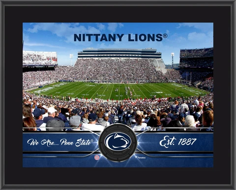 Penn State Nittany Lions 10" x 13" Team Stadium Plaque Authentic Cover