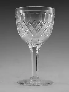 TUDOR Crystal - CATHERINE Cut - Port Wine Glass / Glasses - 4 3/4" - Cut Foot - Picture 1 of 1