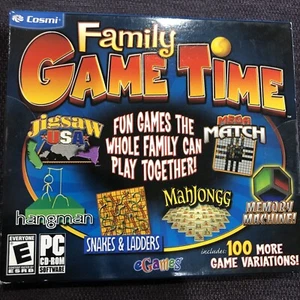 Cosmi Family PC CD Video Game Time Jigsaw Hangman 100s of Titles  New & Sealed - Picture 1 of 4