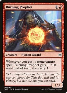 x1 Burning Prophet War of the Spark MTG 117/264 COMÚN M/NM 1x - Imagen 1 de 1