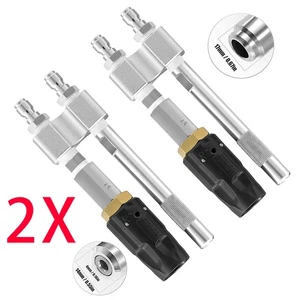 Boquilla giratoria de 2 piezas para lavadora a presión 2 en 1 puntas portátiles multifuncionales de 1/4 pulgada - Imagen 1 de 15