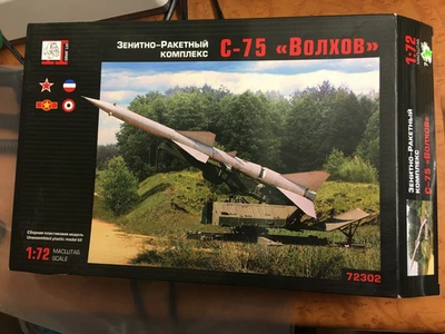 maquette 1/72, RARE , GRAN ltd 72302     missile AA sur lanceur simple russe C75 - Photo 1/4