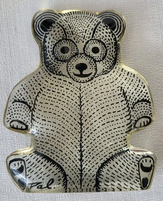 1960's Vintage ABRAHAM PALATNIK Brazil Mod Teddy Bear Lucite Sculpture - Image 1 of 4