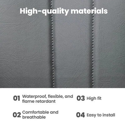 Cubierta de asiento de pasajero conductor delantero 4 piezas para camioneta Chevy Express1500 2500 03-2014 Foto 1 de 4