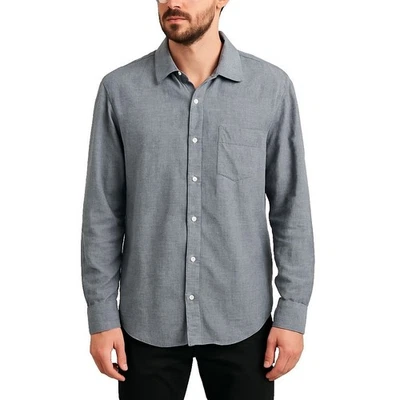 American Rag Mens XL Gray Chambray Linen Shirt Button Up Casual Top Long Sleeve - Image 1 of 4