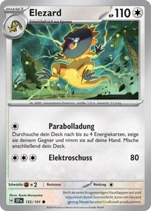 Pokemon Karte TCG Elezard 155/191 Stürmische Funken - Picture 1 of 1