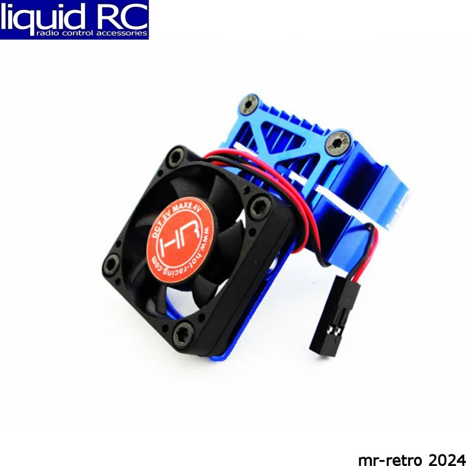 Hot Racing RC MH550TE06 Blue Multi Mount Fan Heat Sink 36mm Motors