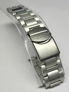 SWATCH 19mm Aluminium Stainless Steel Men's Watch BRACELET Irony Diaphane Chrono - Picture 1 of 12