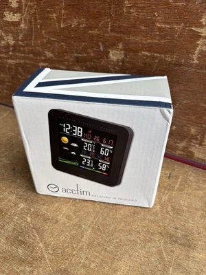 Acctim Wyndham Colour Weatherstation Full Colour Screen Crescendo Alarm - Image 1 of 3