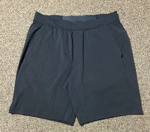 Pantalón Corto Lululemon Surge Para Hombre Talla M Gris 9” Correr Atlético Cordón Chino - Imagen 1 de 10