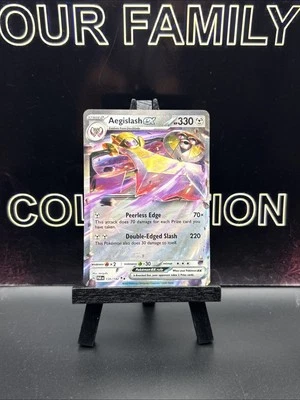 Aegislash ex Holo 135/182 SV04:Paradox Rift Holo Double Rare Pokemon TCG 2023 NM - Image 1 of 4