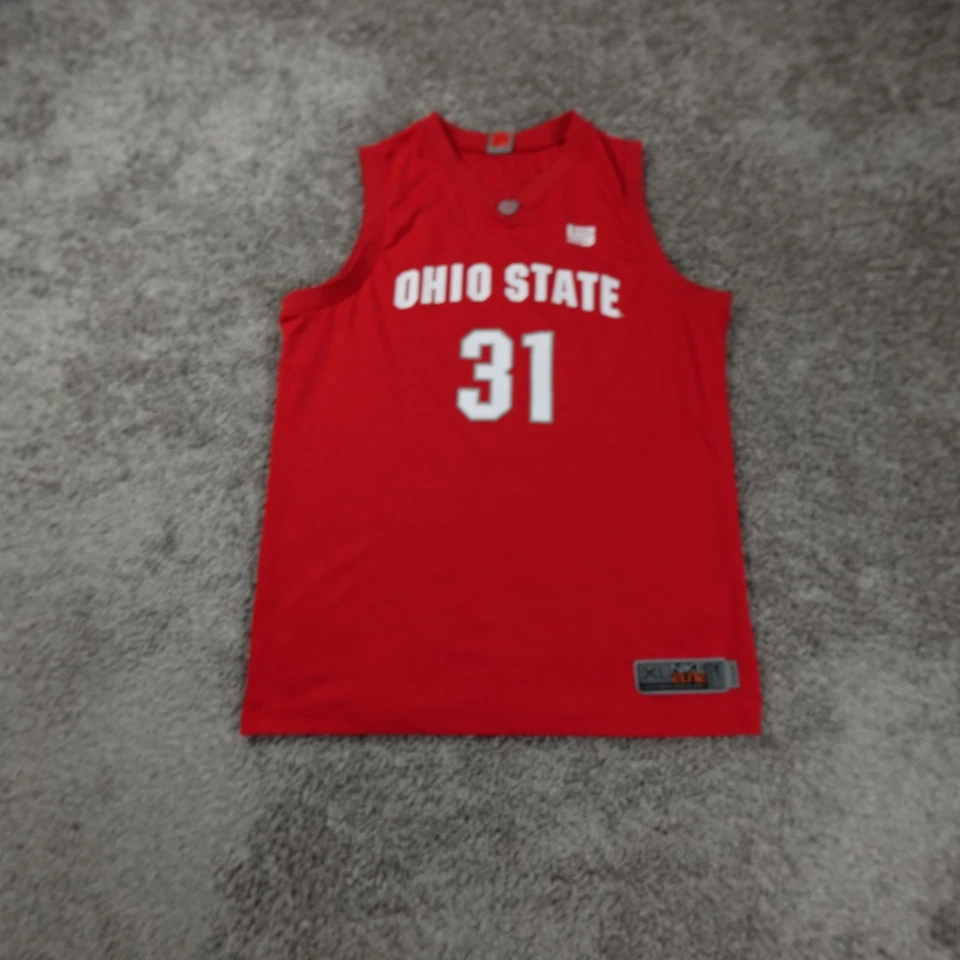 Camiseta sin mangas Ohio State para hombre XL NCAA roja con logotipo Lebron James Buckeyes Foto 1 de 4