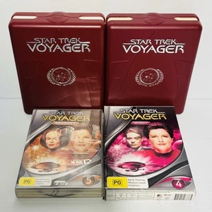 Star Trek Voyager Seasons 1 4 5 7 DVD PAL Region 4 Free Tracked Postage - Picture 1 of 23