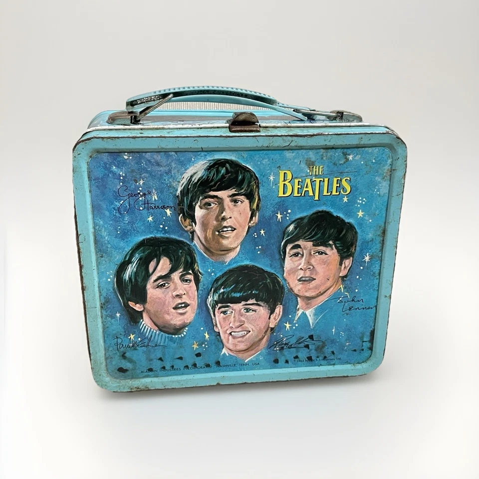 Lonchera Aladdin Industries The Beatles 1965 sin termo Foto 1 de 4