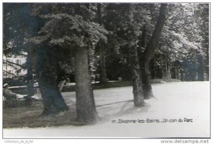 CPA 01 - DIVONNE LES BAINS - UN COIN DU PARC - PERSONNAGE PRENANT DU REPOS - Imagen 1 de 1