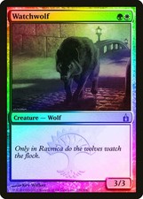 Watchwolf FOIL Ravnica: City of Guilds PLD White Green Uncommon CARD ABUGames