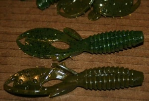 3" Yo Mama Verde Calabaza Sandía Criatura Cebo 50 unidades Bolsa BAJO Plástico - Imagen 1 de 2