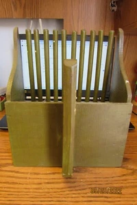 Vintage dekorative Cranberry Schaufel bemaltes Holz 8" x 9-3/4"  - Bild 1 von 9