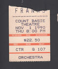 Michael Franks Vintage 1990 Concert Small Ticket Stub Count Basie Theatre