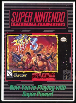 Final Fight 3 Super Nintendo SNES VidPro Vid Pro Card Vintage Authentic HTF - Image 1 of 2