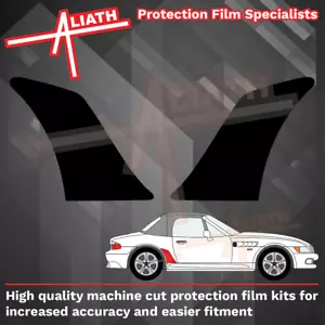 Fits BMW Z3 Rear QTR Arch BLACK TEXTURED Stone Chip Guard Paint Protection Film - Picture 1 of 4