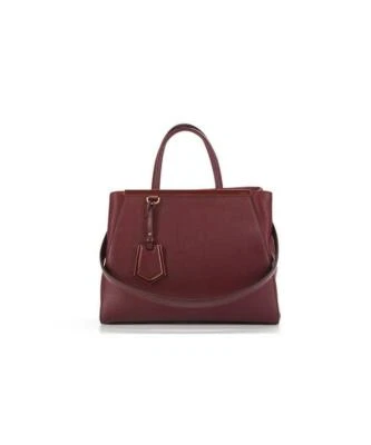 Fendi Burgundy Leather 2 Jours 2way 868399 - Image 1 of 4