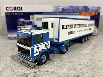 Corgi - Volvo F12 w/Tri-Axle Fridge Trailer - Keenan - CC15511 - 1:50 - Mint/New - Image 1 of 4