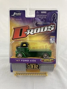 Jada Toys D-Rods 1/64 Diecast 2005/Wave 1 '47 Ford COE CLTR012 Chrome Green - Picture 1 of 6