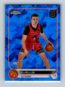 2022-23 Topps Chrome OTE Sapphire Overtime Elite Eli Ellis RC Refractor #63