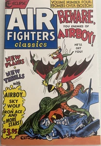 AIR FIGHTERS CLASSICS. NUMBER 4. ECLIPSE COMICS. 64 PAGES. MAY 1988. LOW GRADE - Imagen 1 de 8
