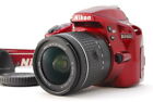 ?Mint?Nikon D3400 Digital Slr 18-55Mm Vr Lens Kit Red 8Gb Sd Card 12K  Red Japan