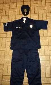 Police Halloween Costume. Sz. Men's Small 38-40.