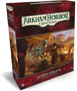 ARKHAM HORROR IL GIOCO DI CARTE LE CHIAVI SCARLATTE ESPANSIONE CAMPAGNA ITALIANO - Foto 1 di 3