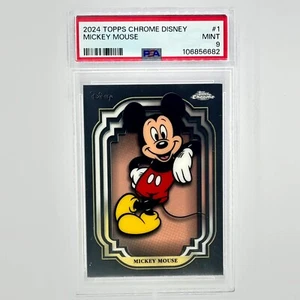 2024 Topps Chrome Disney Psa 9 Mickey Mouse #1 54 1 - Picture 1 of 3