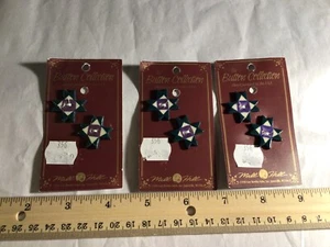 Mill Hill The Button Collection Ceramic Buttons Vintage QUILT SQUARE 6 pcs NEW - Picture 1 of 1