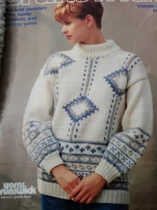 Brunswick Vintage Knitting 897 Icelandic Boothbay sweaters - Picture 1 of 4