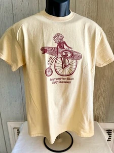 ESA Surfing New York NY Contest T Shirt M Medium New Surfer Dude Bike Surfboard - Picture 1 of 11