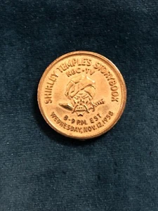 1958 Shirley Temple Storybook Token Coin NBC Breck Champú Ali Baba - Imagen 1 de 7