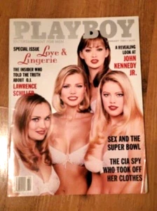 Playboy Magazine February 1997: Love and Lingerie - John Kennedy - Bild 1 von 3