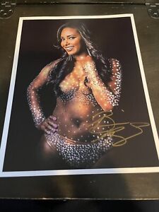 Brandi Rhodes AEW WWE Signed 8.5x11 Photo 