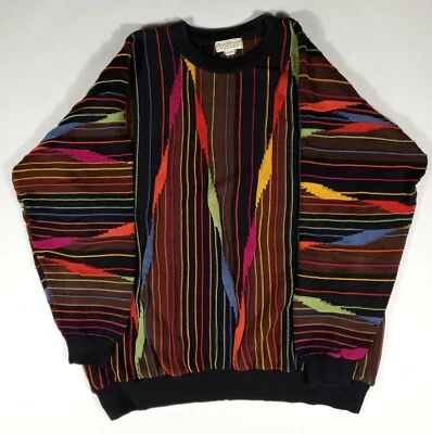 Suéter Norm Thompson Por Tundra Coogi Estilo 3D Texturizado Para Hombres XL Biggie Cosby Foto 1 de 4