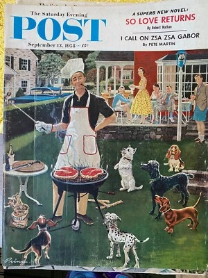 1958 September 13 The Saturday Evening Post Vintage Magazine Kimberley Prins VGC - Image 1 of 2