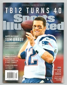 Tom Brady Sports Illustrated 2017 tribute Superbowl no label NFL football - Picture 1 of 2