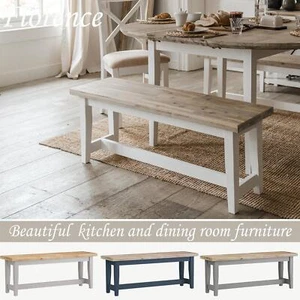 Florence Table Bench.120cm long bench ideal for kitchen table.Choice of colour - Picture 1 of 26