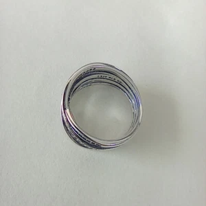 Silver Ring Entwining UK Pandora - Picture 1 of 4