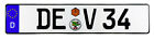 Dessau German License Plate by Z Plates