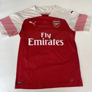 Arsenal Home Fußball Shirt 2018 Aubameyang #14 - Größe Medium - Puma Trockenzelle - Bild 1 von 13