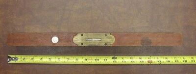 Vintage Sargent & Co. N.Y. 18" Wooden Level,W/2 Intact Vials,Good Condition - Image 1 of 4